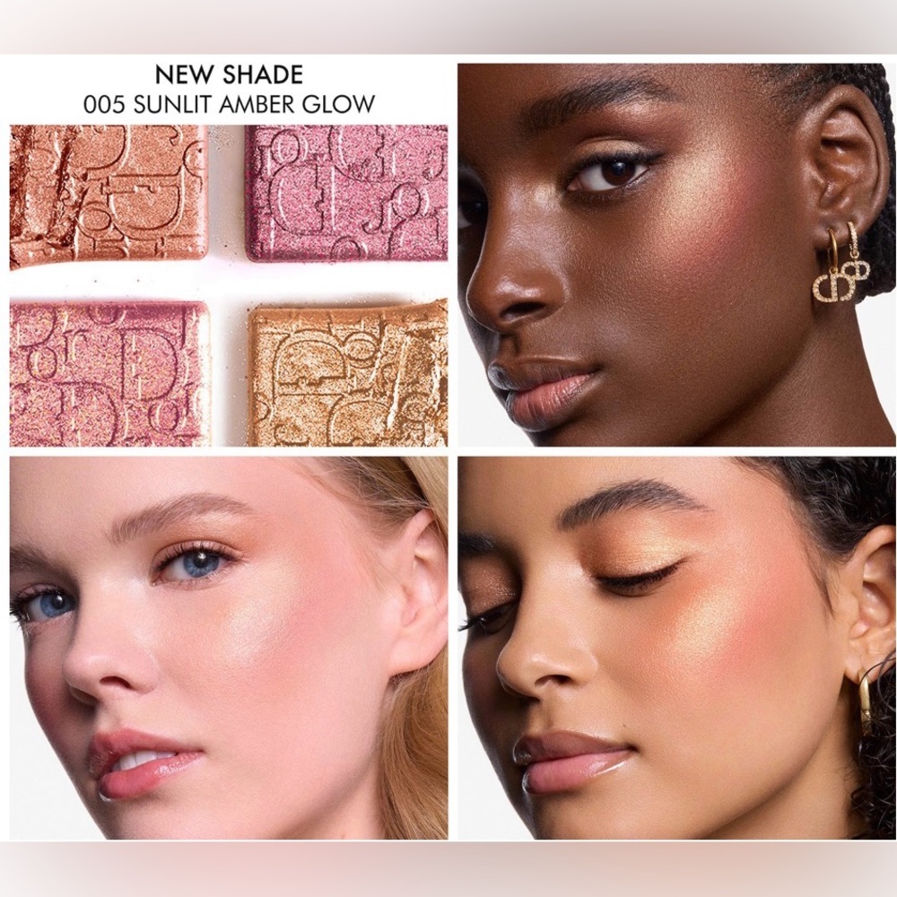 Dior Backstage Glow Maximizer Palette -005 Sunlit Amber Glow Holiday Ltd Edition - Picture 3 of 5